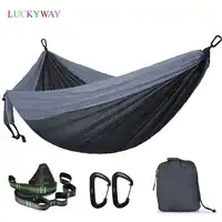 Ultra-Large Parachute Hammock 210T Nylon Durable Portable Outdoor Hanging Hamac For Backyard Double Person Hamak with tree strap