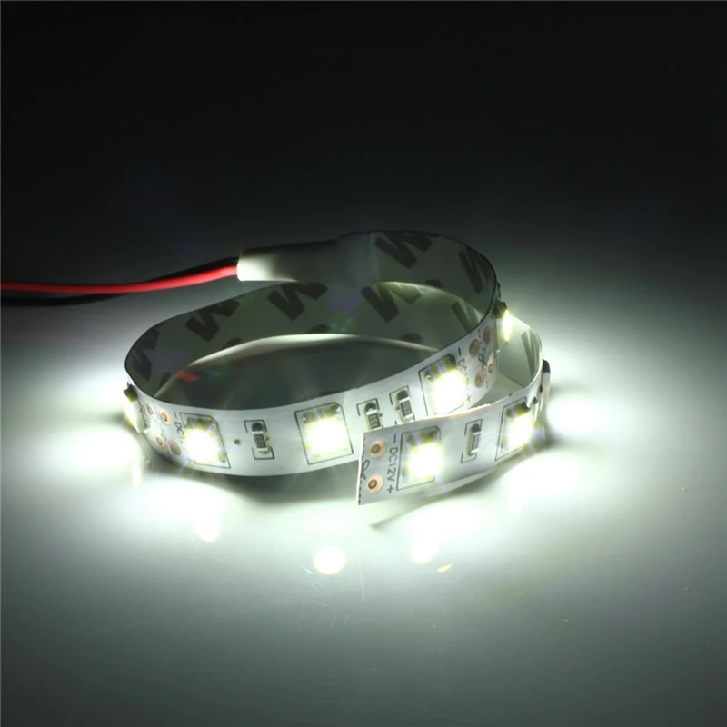 

New Arrival 25/50CM 3528 5050 5630 Non Waterproof LED Flexible Case Strip Light For PC Computer DIY DC12V