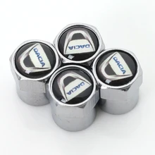 Car tire Valve Caps fit for fiat dacia badge Accessories car-styling