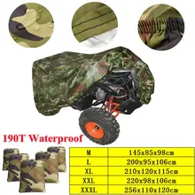 Universal 190T Camouflage Motorbike ATV Cover Waterproof Quad Bike Vehicle Scooter Motorcycle Cover M L XL XXL XXXL