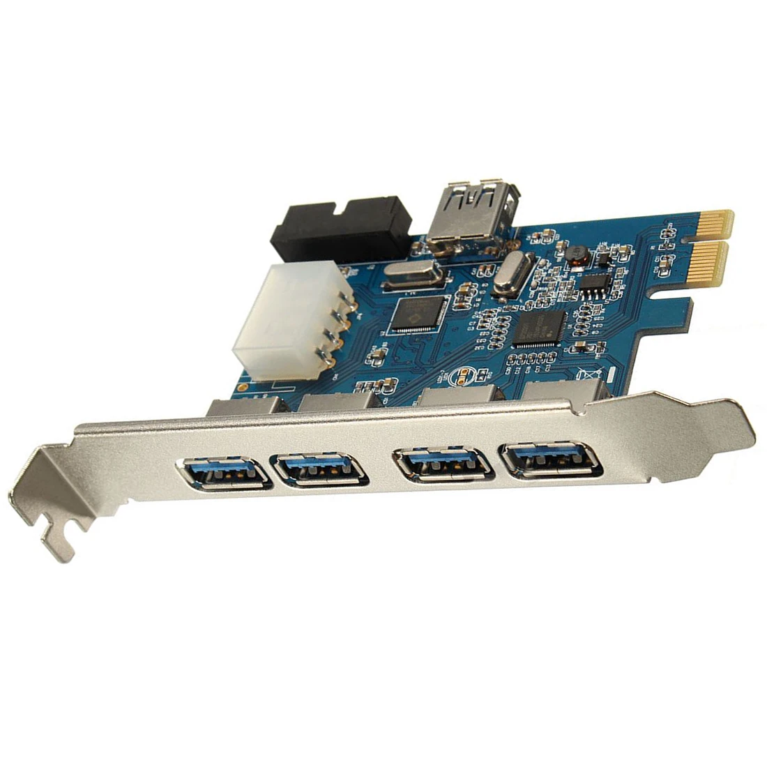 PCI E Express адаптер A 5 портов USB 3 0 концентратор новая внутренняя Плата расширения|usb