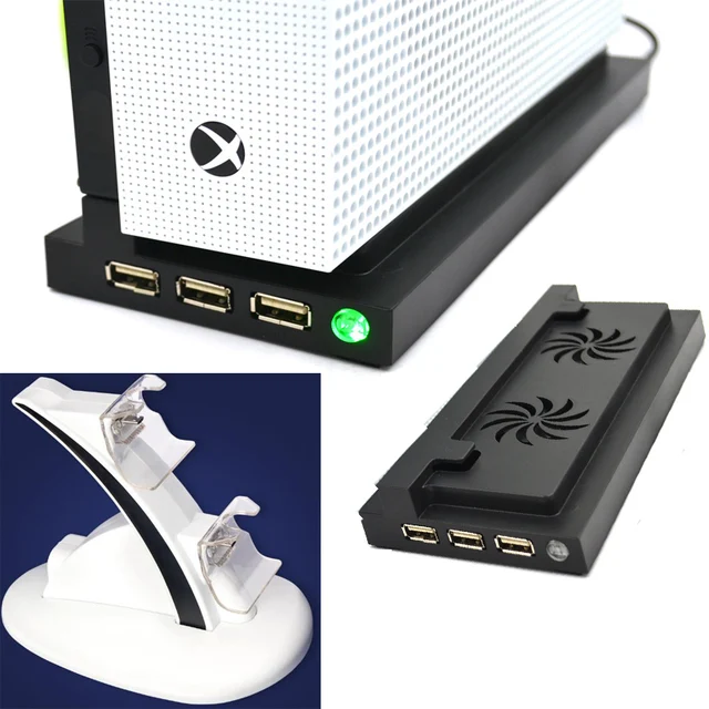 Best Price X-one S cooling Fan Base Holder Cooler Vertical Stand ventilateur ventilador+Charging Dock Station For x-one Slim Xbox One Slim Best Price X-one S cooling Fan Base Holder Cooler Vertical Stand ventilateur ventilador+Charging Dock Station For x-one Slim Xbox One Slim