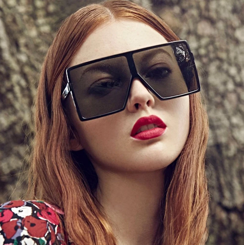

JackJad Fashion Oversized Square Frame Shield Style BETTY Sunglasses Women Cool Trend Brand Design Sun Glasses Oculos De Sol