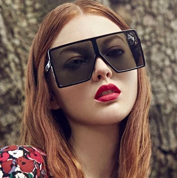 

JackJad Fashion Oversized Square Frame Shield Style BETTY Sunglasses Women Cool Trend Brand Design Sun Glasses Oculos De Sol