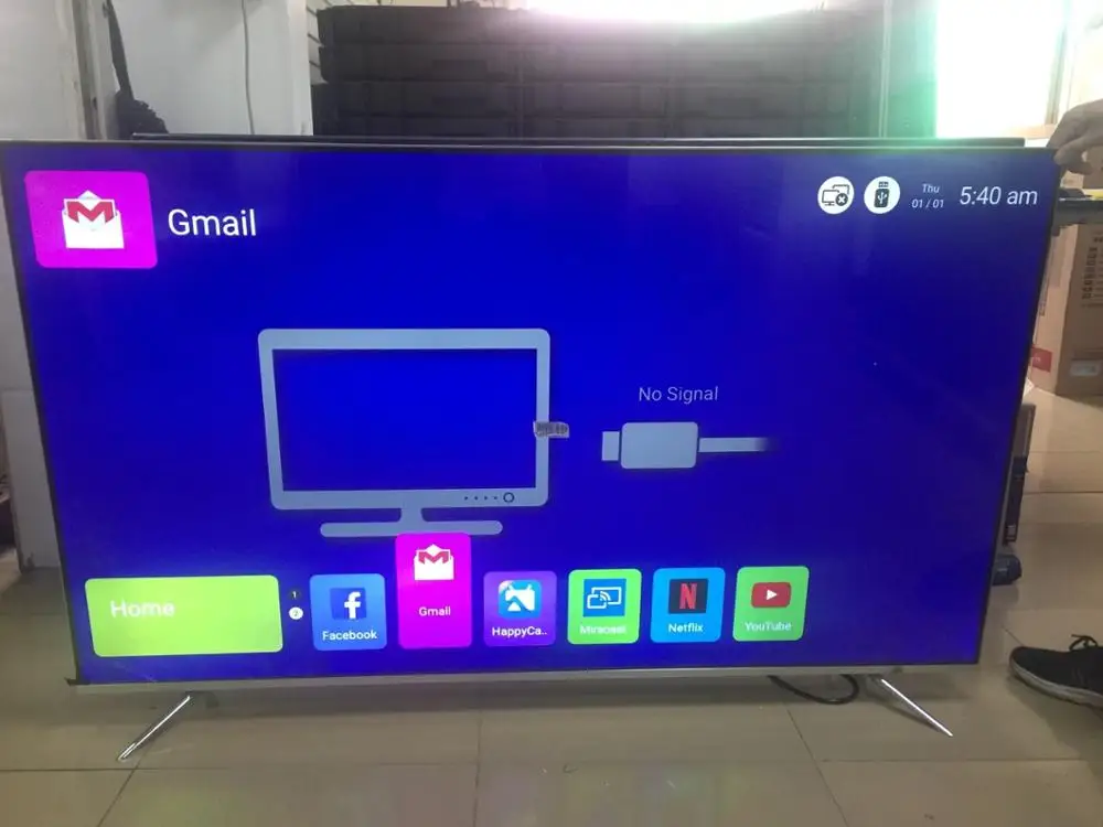 Wifi android DLED TV A grade 4K 50 inch 1+8G smart television TV