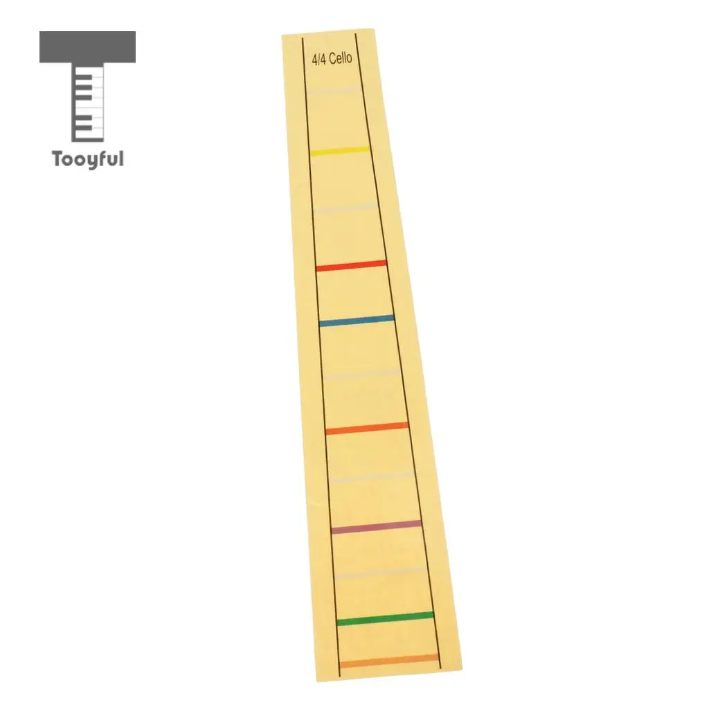 Tooyful Cello Fret Finger Sticker Label Cello Viola Position Marker Decal for Student Beginner Kids Practice Accessory