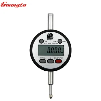 

GUANGLU Dial Gauge 0-12.7*0.001mm Digital Dial Indicator Electronic Measurement Instruments