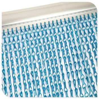 

Decorative glossy aluminum chain link curtain