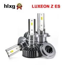 HLXG 2 Pcs h7 led ampul h7 LED canbus Ile Lumileds Luxeon ZES Çip H4 LED Far 12000LM 72 W h11 H1 H8 9005 HB3 LED 9006 HB4