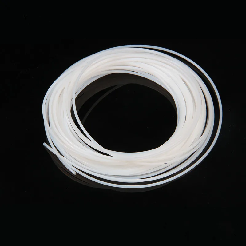 

1PCS TH006 PTFE Teflon Capillary Tube Length 5 Meters Inner Diameter 1.6/1.8 mm Outside Diameter 2/2.6mm Teflon Tube