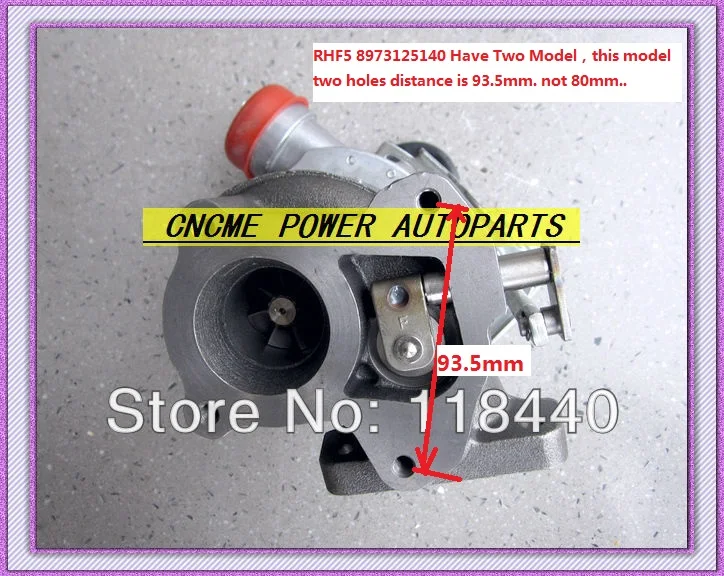 RHF5 8971371093 8973125140 Turbocharger ISUZU Trooper HOLDEN Jackaroo OPEL Monterey 4JX1T 4JX1TC 3.0L 157HP