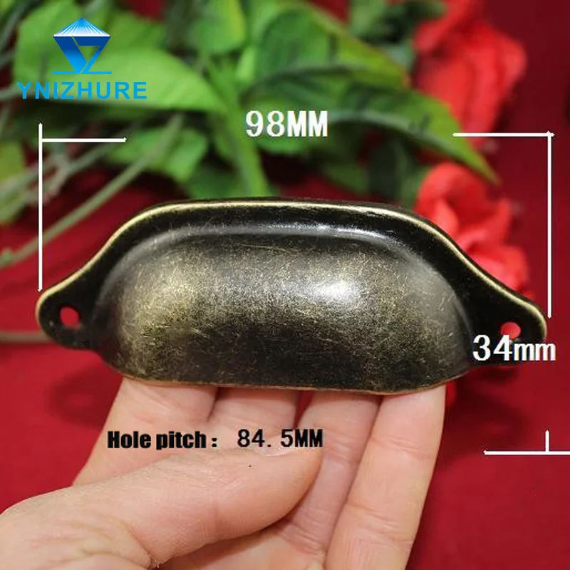 2018 Real Kitchen Handles Puxadores 20pcs/lot 98mm Long Vintage Antique Medicine Cabinet Handle Drawer Shells Metal Wardrobe 2018 Real Kitchen Handles Puxadores 20pcs/lot 98mm Long Vintage Antique Medicine Cabinet Handle Drawer Shells Metal Wardrobe