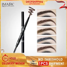 IMAGIC макияж бровей Автоматическая Ручка Pro Водонепроницаемый Карандаш Макияж 5 стилей краски карандаш для бровей Косметика бровей подводка для глаз инструменты