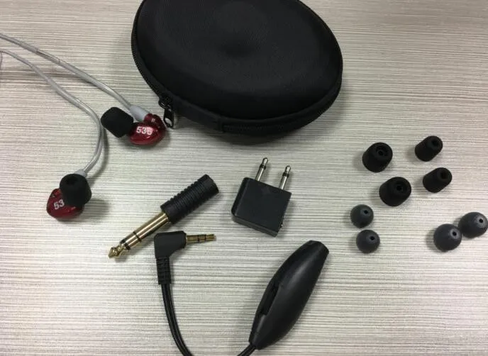 Headsets Brand SE535 Detachable earphone Hi-fi stereo Headset SE 535 In ear Earphones Separate Cable with Box VS SE215 4