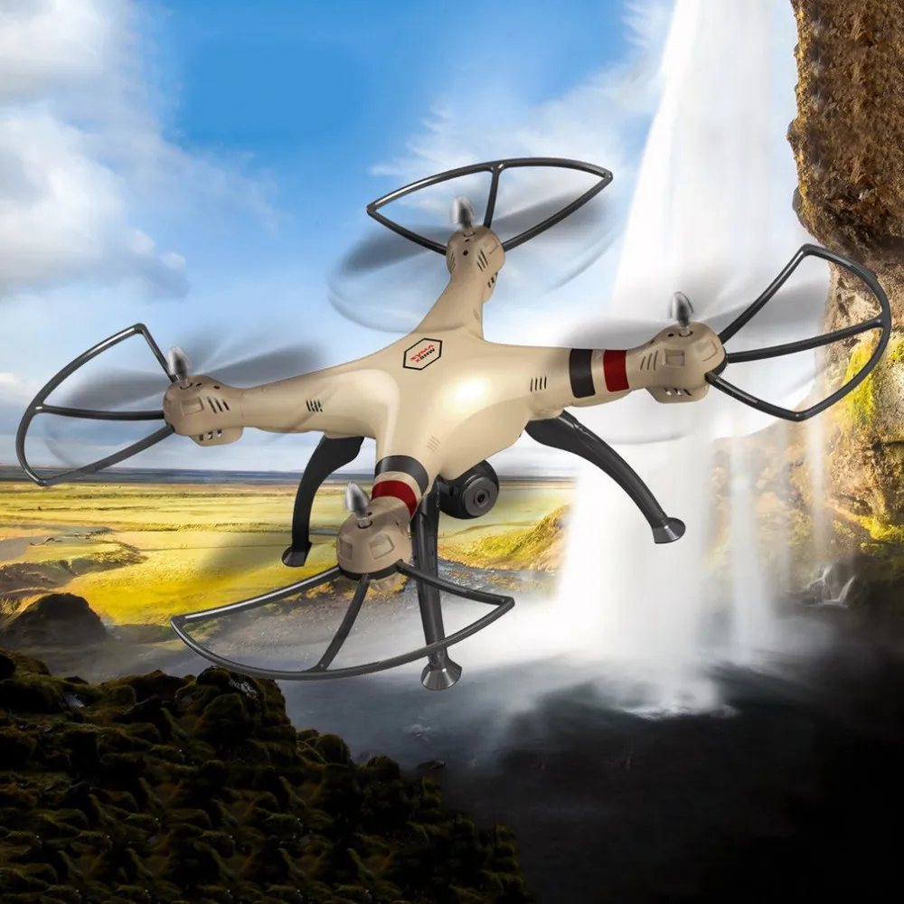 

SYMA X8HW 2.4G 4CH RC Drone With WiFi HD Camera Helicopter Quadcopter With Hovering Function Headless Mode 3D Flip Aircraft