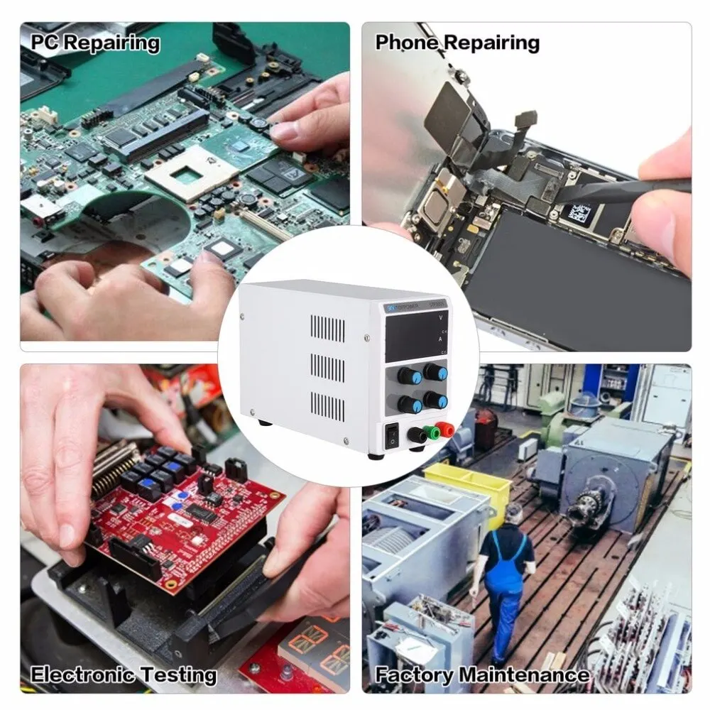30 V/5A Цифровой DC Питание ток Напряжение Регулируемый импульсный источник переменного стабилизированный регулятор напряжения Электрический обслуживания
