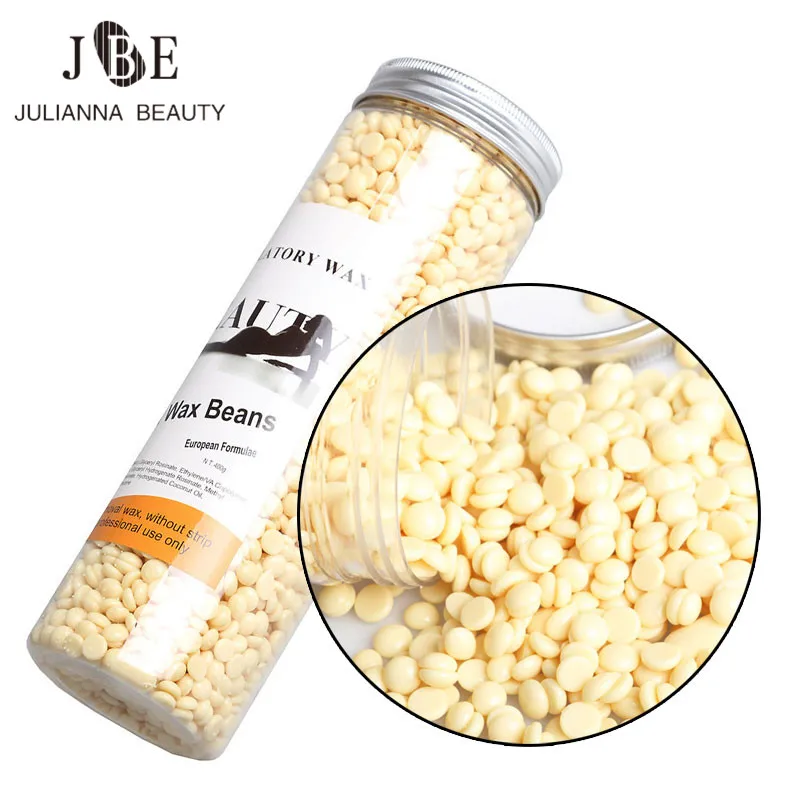 

400g/Bottle Hard Wax Beans Pellet Waxing Bikini Hair Removal Wax Free Paper Hair Removal Depilatory Wax Beauty Treatment Cream