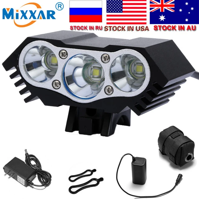 Excellent Dropshipping Bicycle Light 9000LM 4 Mode 3 T6 LED cycling Front Light Bike lights Torch + Waterproof Battery Pack + Charge 0 Excellent Dropshipping Bicycle Light 9000LM 4 Mode 3 T6 LED cycling Front Light Bike lights Torch + Waterproof Battery Pack + Charge 0