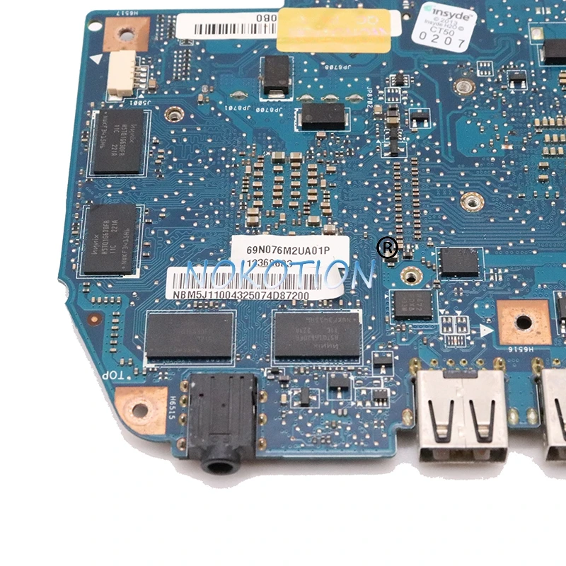 Nokotion NBM5J11004 ملحوظة. M5J11.004 ل acer أسباير M3-581T M3-580G اللوحة المحمول GT730M JM50 I3-3227U على متن