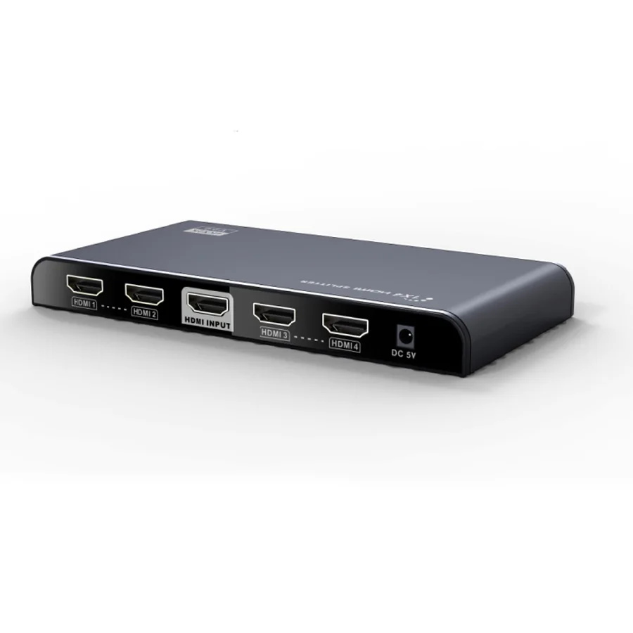 New HDMI 2.0 Splitter 1x4 4Kx2K 1 Input 4 Output Repeater Switch Box Hub 3D 1080p 4K@60Hz and HDCP2.2 For DVD HDTV New HDMI 2.0 Splitter 1x4 4Kx2K 1 Input 4 Output Repeater Switch Box Hub 3D 1080p 4K@60Hz and HDCP2.2 For DVD HDTV
