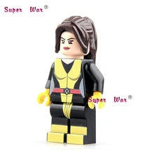 Одиночная супергерой marvel Мстители Shadowcat X men строительные блоки экшн Набор Модель Кирпичи игрушки для детей