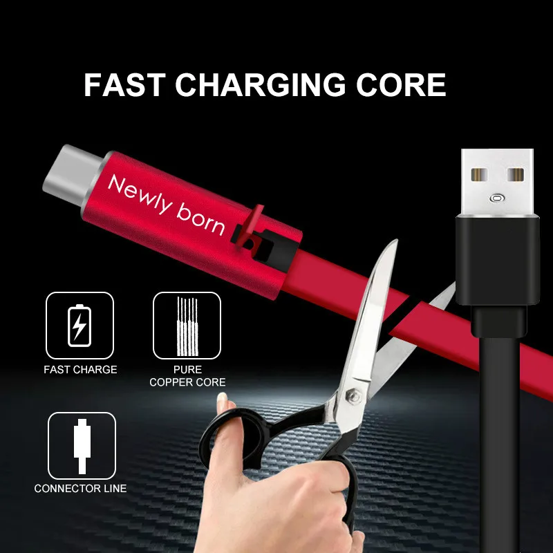 

4A Fast Charger Cable Repairable USB Data Charging Cord 1.5m Repair Recycling Renewable Charging Adapter Cord for Android TypeC