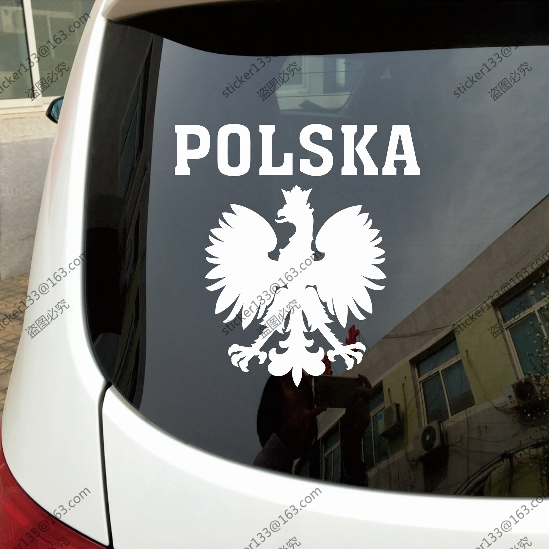 Polska Decal Sticker Polish Eagle Coat of arms of Poland Polski Car