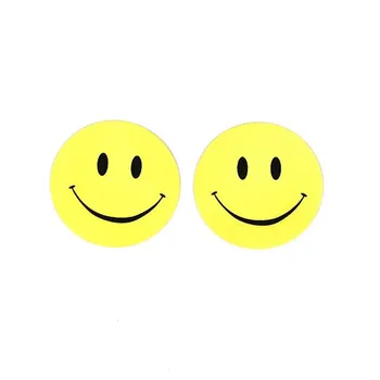 

50pairs /(100Pcs) women Nipple Covers Smiley Breast Pasties cute breathable satin anti-bump anti-glare disposable nipple Covers