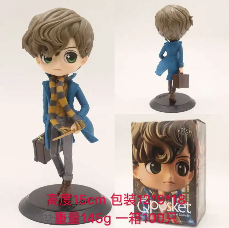 Newt B 10 стильных игрушечных фигурок Гарри Поттера, кукла Гермиона, аксессуары для украшения дома, современные статуэтки, миниатюры, подарок для друга - Цвет: Newt B