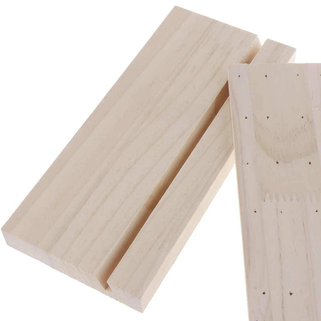  Wood Jewelry Display Hanging Stand Rack for Stud Earrings Dangle Earrings Stand 60 Holes Solid Bamb