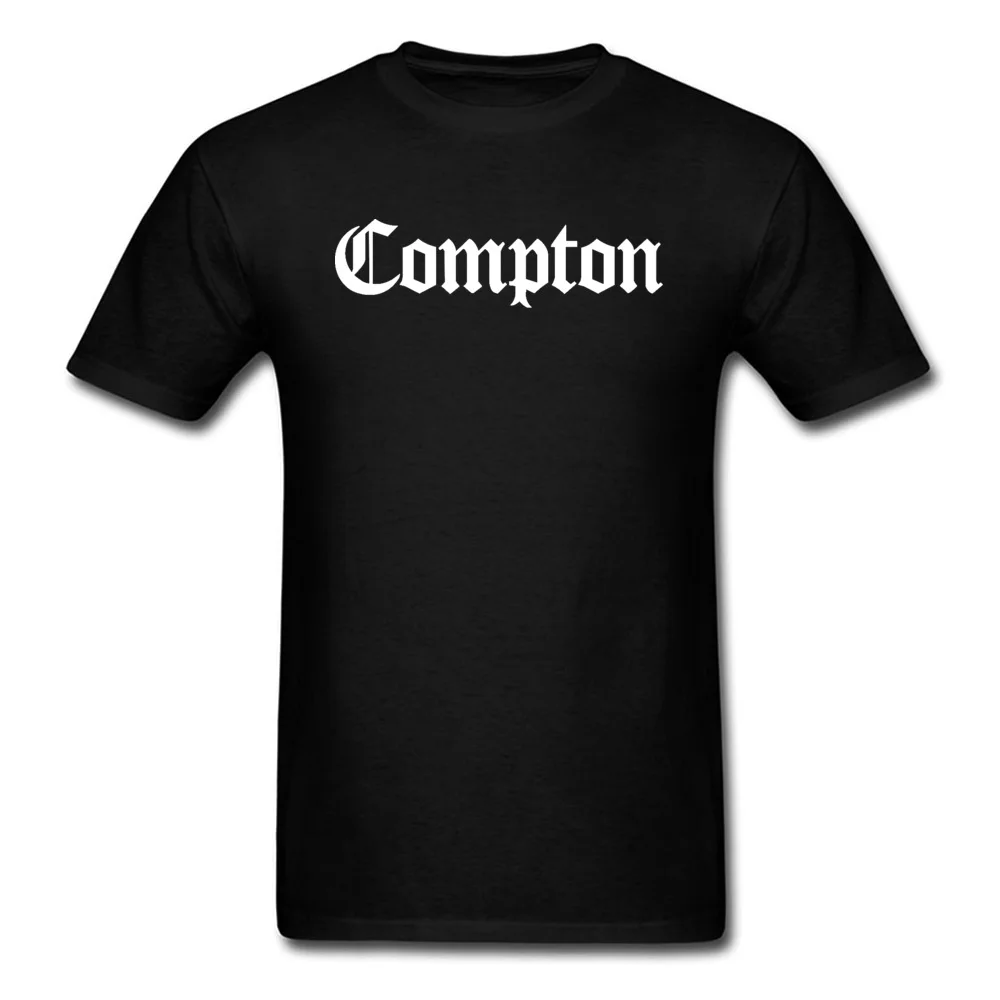

Compton Straight Outta Printed T Shirt TV Movie Letter Cheap Fashion Brand New Tshirt European Size 3XL Black Summer Autumn Man