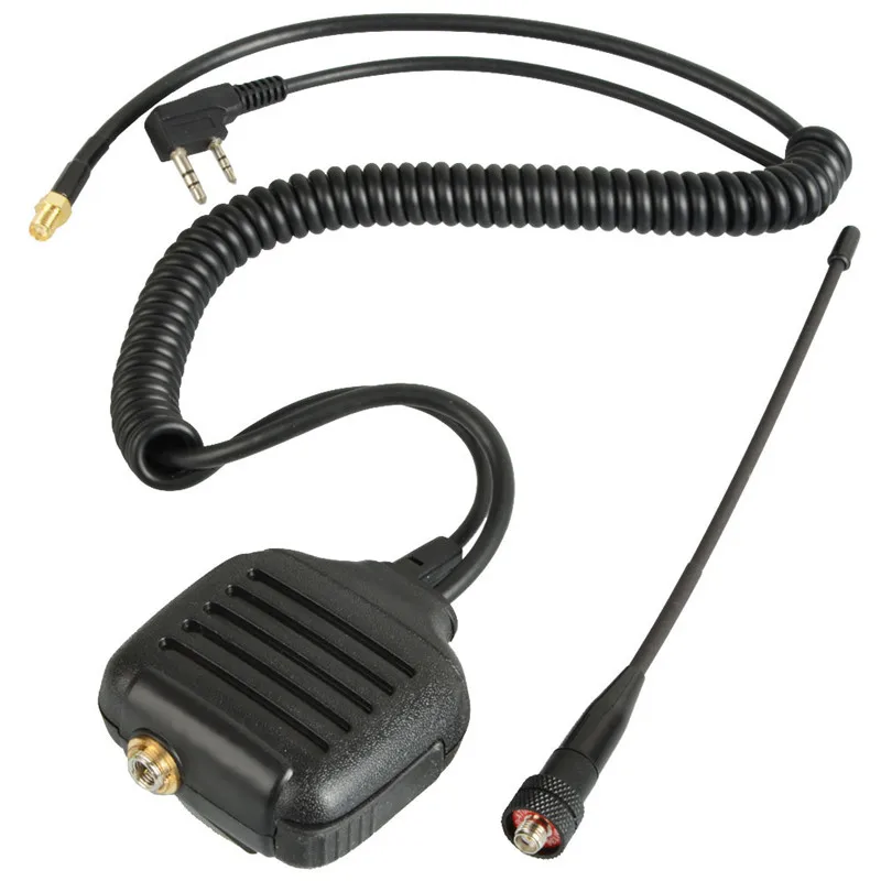 Dual Band Antenna Speaker Mic Shoulder FHRG for Baofeng UV5R UV5RE UV5REPLUS T1637 T18 0 4