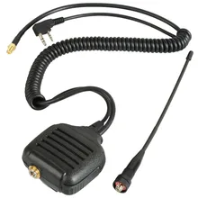 Dual Band Antenna Speaker Mic Shoulder FHRG for Baofeng UV5R/UV5RE/UV5REPLUS T1637 T18 0.4