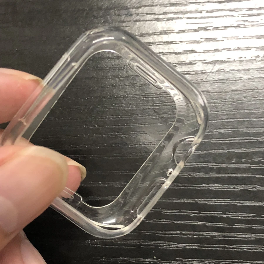 Тонкий чехол для часов Apple Watch Series 4 44 мм 40 из мягкого прозрачного ТПУ защитный