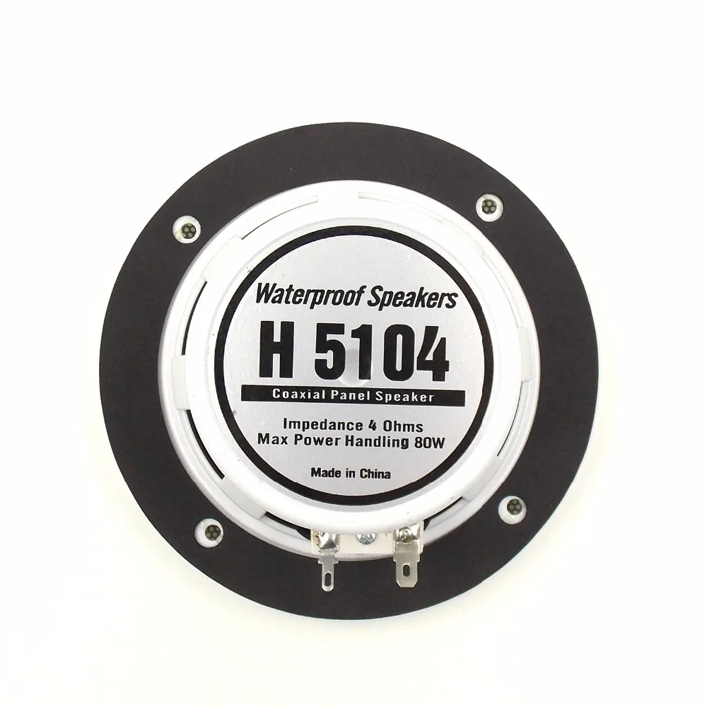 4" inch 160W 2 Way Waterproof Marine Boat Speakers Use for ATV Motorcycle / Yacht / Sauna Room SPA Boat