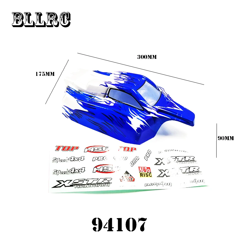 Rc автомобиль HSP неограниченные 1/10 внедорожник основа 94107PRO оригинальный кузов 10749