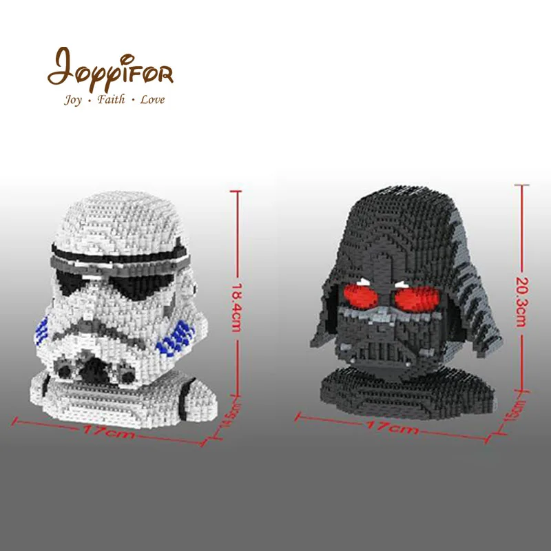 

Joyyifor Star Wars Darth Vader Storm Mini Diamond Blocks DIY Assembly Model Brick Toys for Children Friends Best Gifts