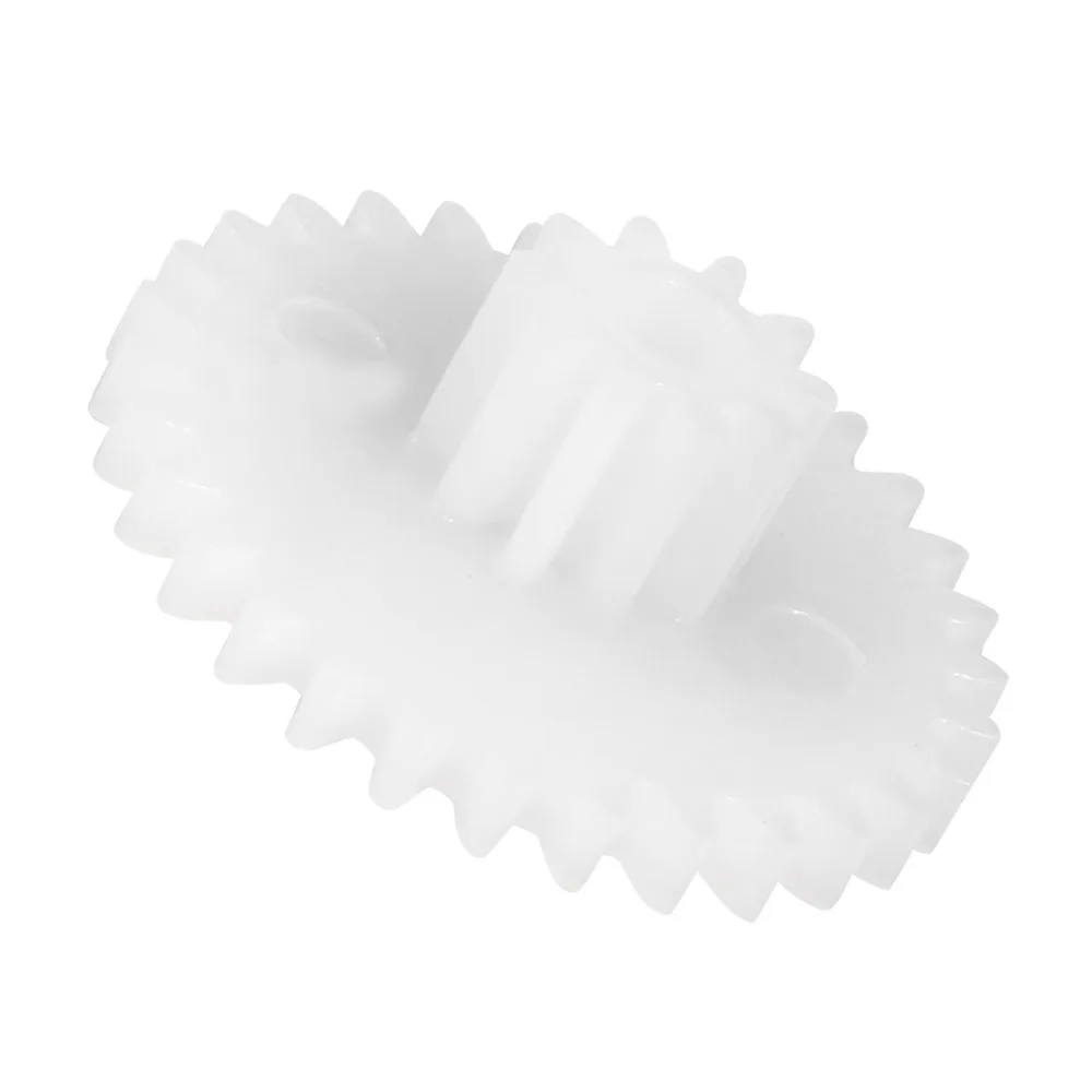 

Uxcell 20Pcs/lot 24 Teeth 24102B Plastic Gear 2mm Hole Diameter Toy Accessories 5.7x13mm for DIY Car Robot Motor