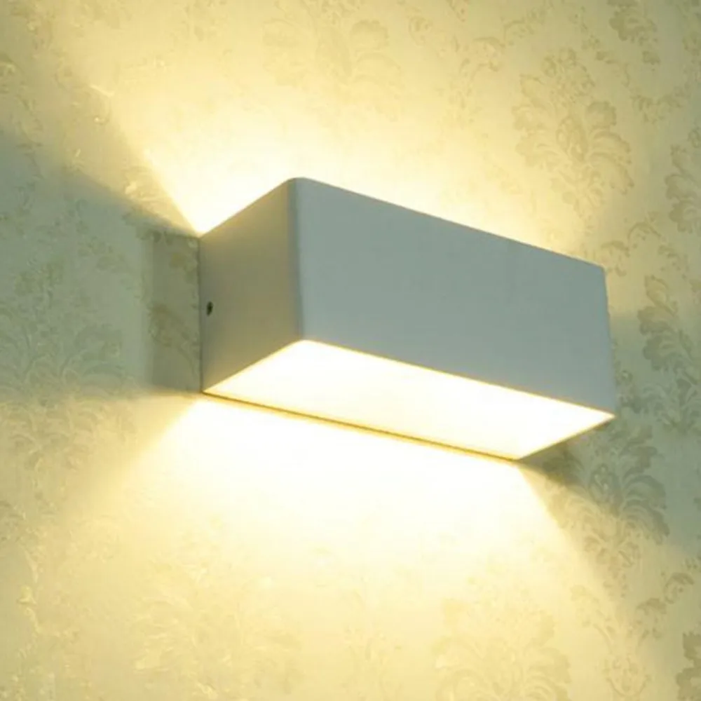

Creative Bedside Wall Lamp Double Heads Aluminum Alloy LED Wall Lamp Home Bedroom Lamp Modern Decor Hotel Light