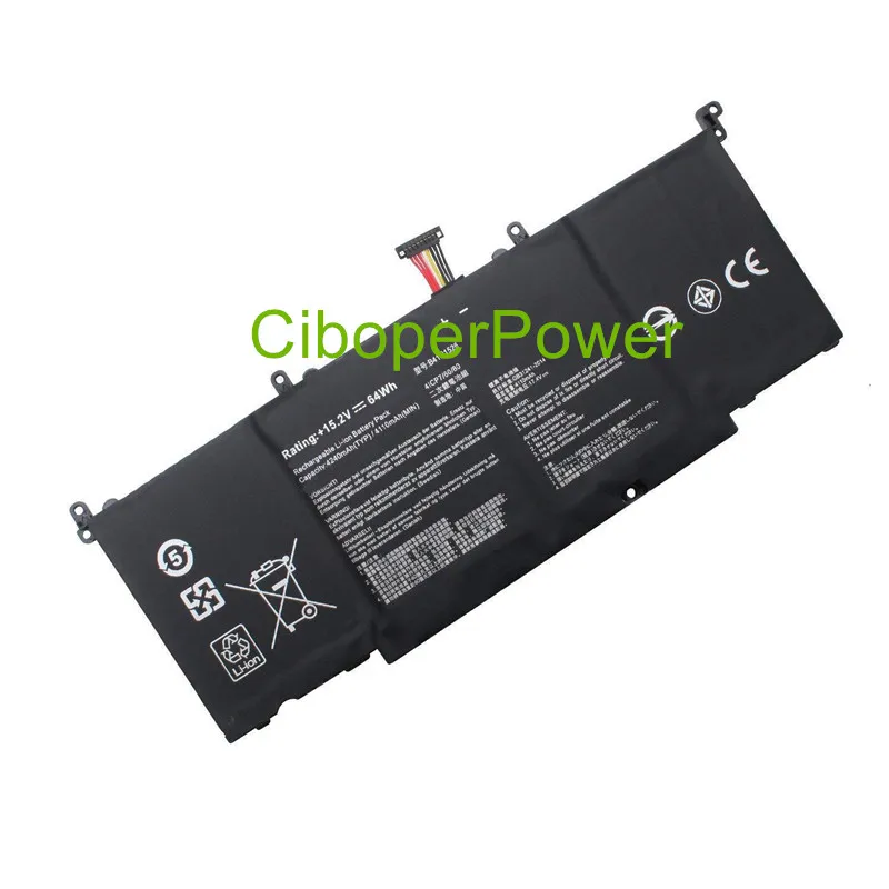 Оригинальные качественные Аккумуляторы для ноутбуков GL502VT S5VT6700-158AXDA6X30-1A Strix B41N1526