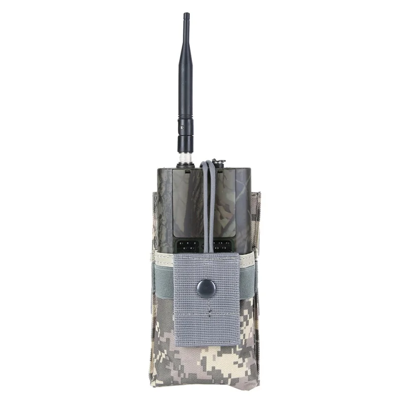 

Nylon Radio Case Holder Walkie Talkie Adjustable Molle Pouch Open Top Magazine M4 Mag Pouch