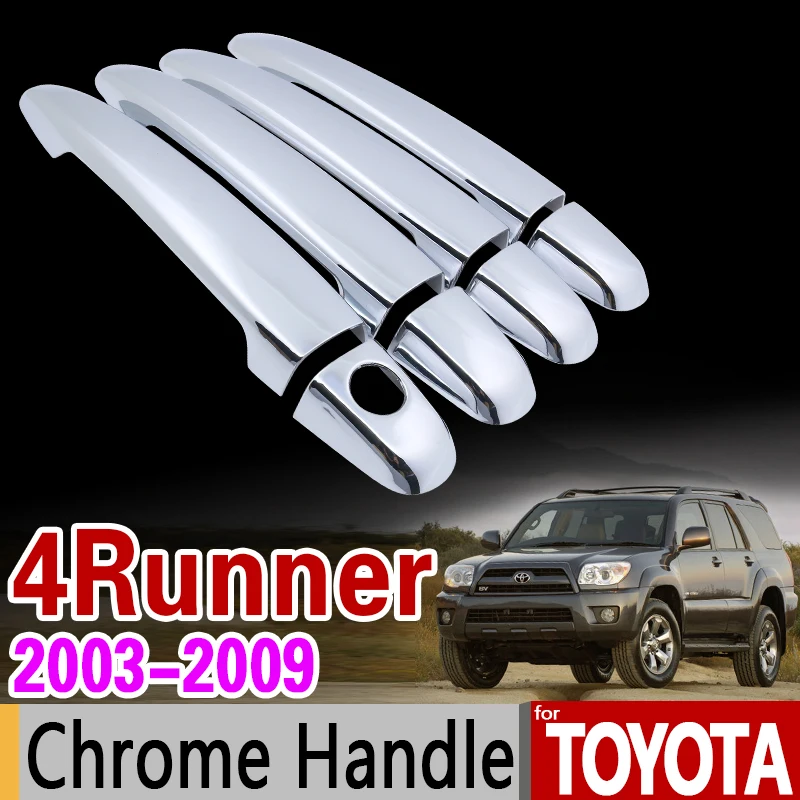 Набор хромированной обшивки ручки для Toyota 4runner N210 2003 2009 набор SW4 Hilux Surf 2004 2005 2007