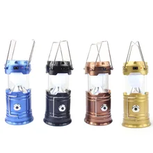 Portable Collapsible LED Camping Lanterns Lights for Hiking Emergencies Flashlight Outdoor Waterproof Light Novelty Lighting
