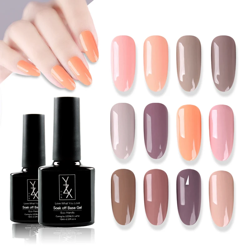 

YiZhiXiu 1pcs Nude Color Series Soak Off UV Gel Polish Varnish Lacquer Enamel Liquid Vernis Semi Permanant LED Lamp DIY Nail Art