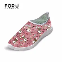 FORUDESIGNS/; Лидер продаж; женская обувь на плоской подошве; милая повседневная обувь без застежки с рисунком медсестры и медведя для женщин; летние кроссовки для медсестер