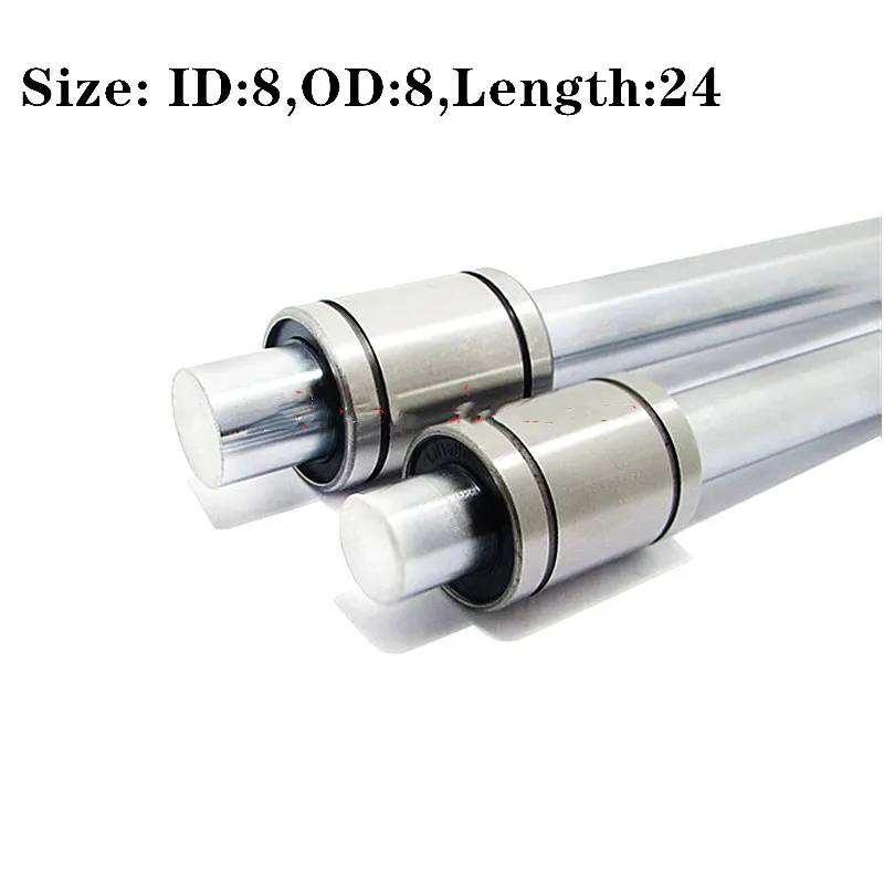 

100pcs/lot UPS Free shipping for South America LM8UU 8mm Linear Ball Bearing CNC Linear Bearings
