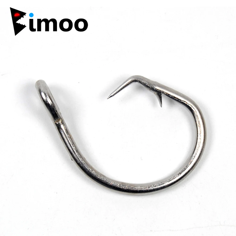 

Big Stainless Steel Circle Hook Claw Tip Strong Saltwater Fishing Hook for Trolling Rigging Large Tuna Shark 24/0 20/0 28/0