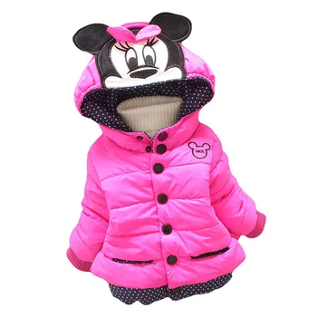 

2019 Baby Girls Jacket Autumn Winter Jacket For Girl Coat Kids Warm Outerwear Coat For Girl Clothes Children Jacket 1 2 3 4 Year