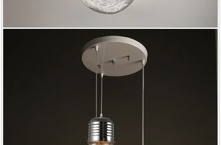 Подвесной светильник с большой лампочкой Эдисона, современный простой домашний декоративный светильник, подвесной светильник для столовой, спальни, лампа для гостиной, светодиодная стеклянная Подвесная лампа