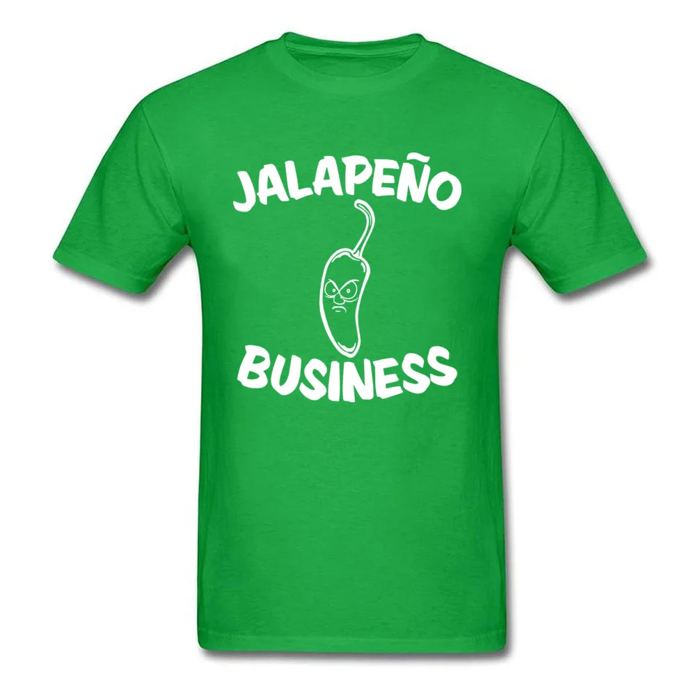 Jalapeno Business Printed Labor Day 100% Cotton Round Collar Men Tops Shirts Crazy T Shirt 2018 New Short Sleeve Tshirts Jalapeno Business green
